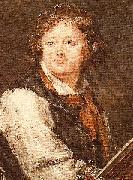 HALL, Peter Adolf Self-portrait oil on canvas